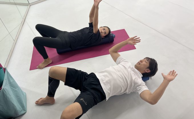 小林トレーナー、ストレッチポールと語る。